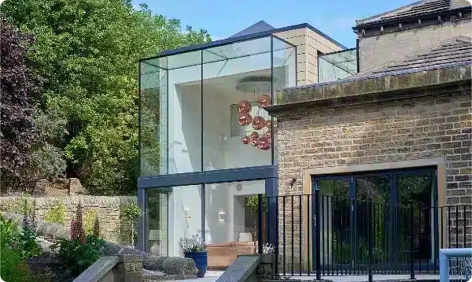 4 – L’extension en verre